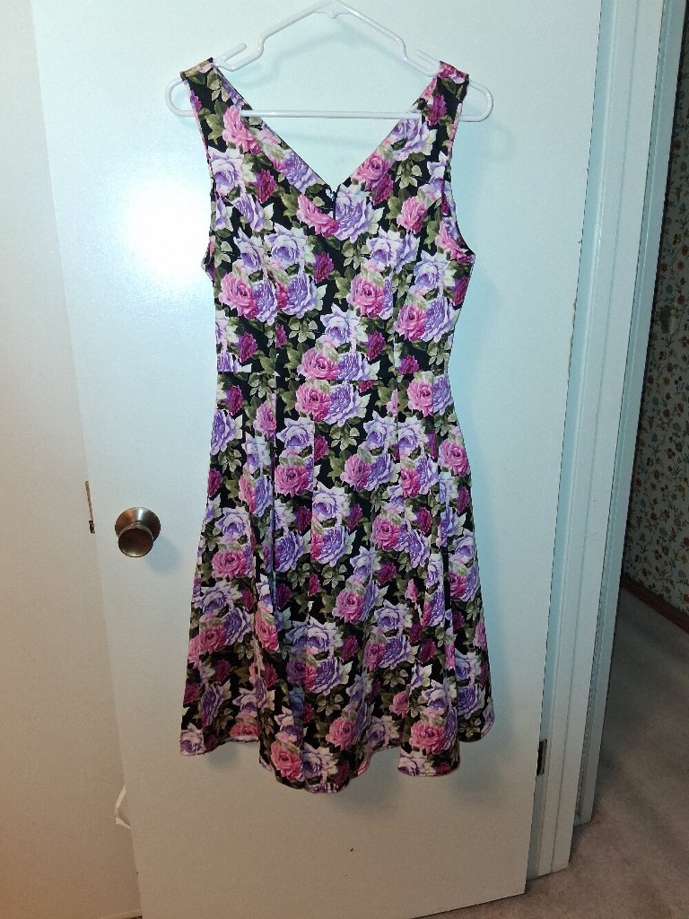 Vibrant color summer dress, M